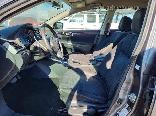 3N1AB7AP1HL702221 2017 NISSAN SENTRA Gray წინა სალონის ხედი