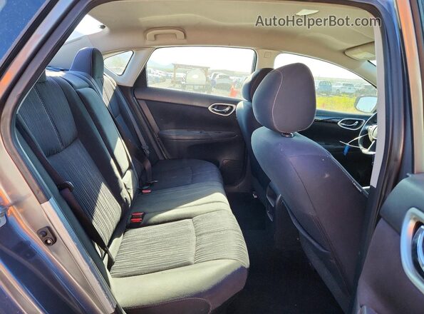 3N1AB7AP1HL702221 2017 NISSAN SENTRA Gray უკანა სავარძლების ხედი