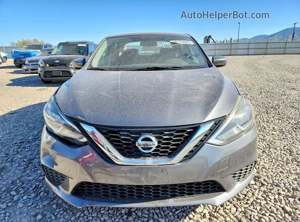 3N1AB7AP1HL702221 2017 NISSAN SENTRA Gray წინა ხედი