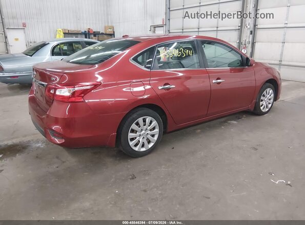 3N1AB7AP1HY207181 2017 NISSAN SENTRA Red Trasero derecho