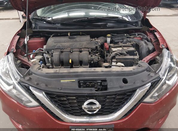 3N1AB7AP1HY207181 2017 NISSAN SENTRA Red Vista trasera