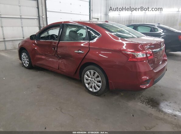 3N1AB7AP1HY207181 2017 NISSAN SENTRA Red Trasero izquierdo