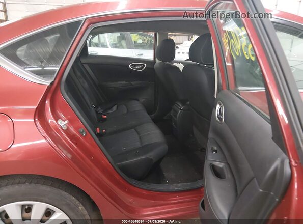 3N1AB7AP1HY207181 2017 NISSAN SENTRA Red Vista de la etiqueta del VIN