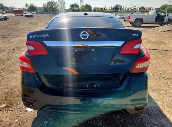3N1AB7AP1HY210694 2017 NISSAN SENTRA Черный Вид сзади