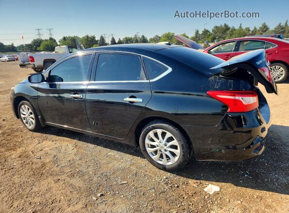 3N1AB7AP1HY210694 2017 NISSAN SENTRA Черный Задняя левая четверть