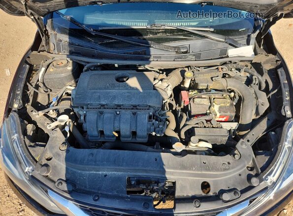 3N1AB7AP1HY210694 2017 NISSAN SENTRA Черный Вид задней части салона