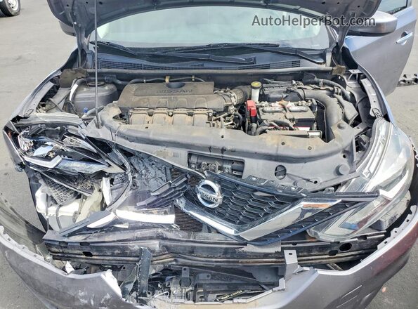 3N1AB7AP1HY232355 2017 NISSAN SENTRA Серый Вид задней части салона