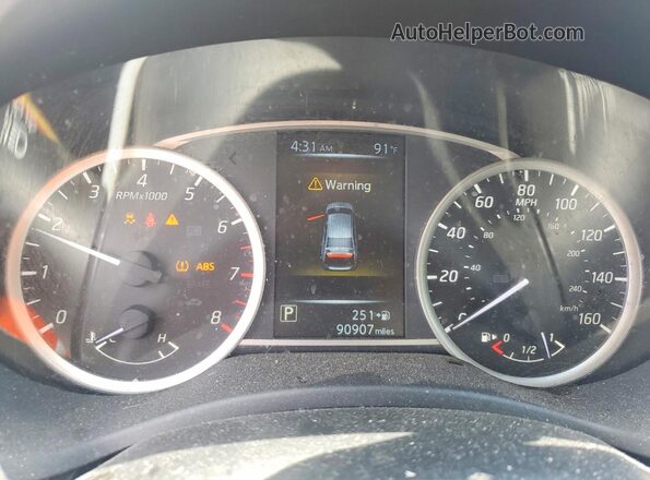 3N1AB7AP1HY240794 2017 NISSAN SENTRA Gray Vista del cuadro de instrumentos