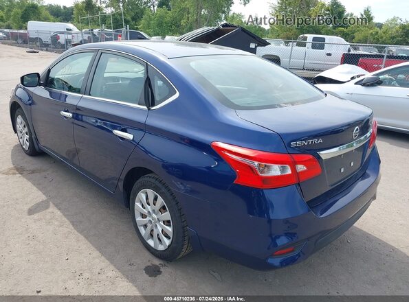 3N1AB7AP1HY245915 2017 NISSAN SENTRA Blue Հետևի ձախ
