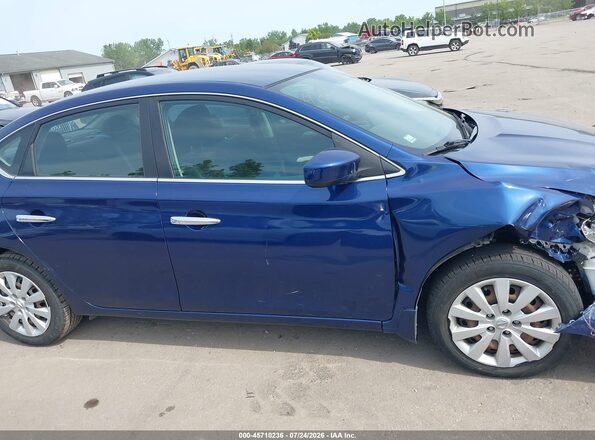 3N1AB7AP1HY245915 2017 NISSAN SENTRA Blue Սալոնի հետևի տեսք