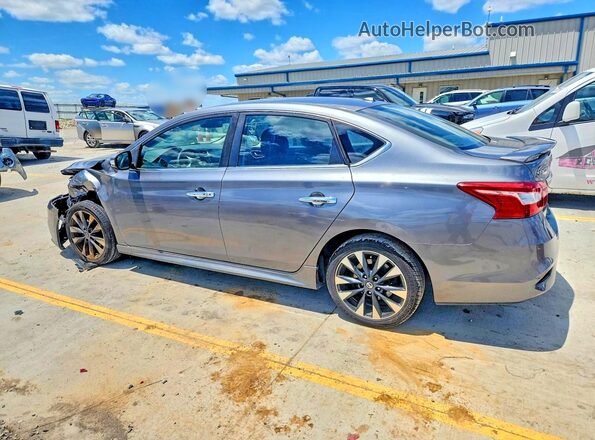 3N1AB7AP1HY254923 2017 NISSAN SENTRA Silver Tył lewy