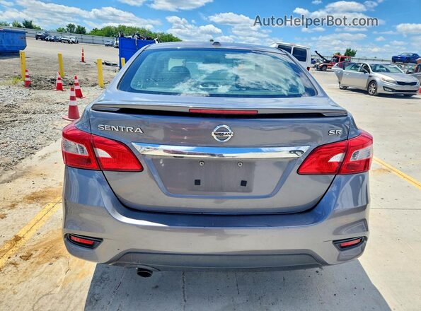 3N1AB7AP1HY254923 2017 NISSAN SENTRA Silver Widok z tyłu