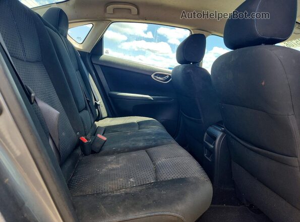 3N1AB7AP1HY254923 2017 NISSAN SENTRA Silver Widok tylnych siedzeń