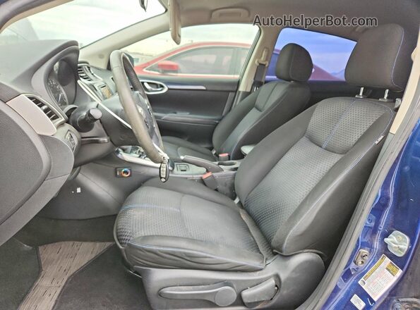 3N1AB7AP1HY255621 2017 NISSAN SENTRA Blue Սալոնի դիմացի տեսք