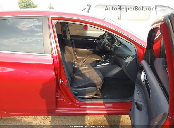 3N1AB7AP1HY273357 2017 NISSAN SENTRA Red Սալոնի դիմացի տեսք