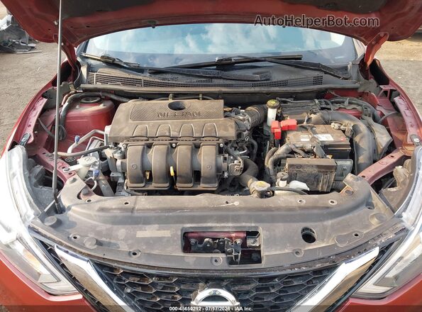 3N1AB7AP1HY273357 2017 NISSAN SENTRA Red Հետևի տեսք