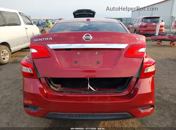 3N1AB7AP1HY273357 2017 NISSAN SENTRA Red Դիմացի տեսք