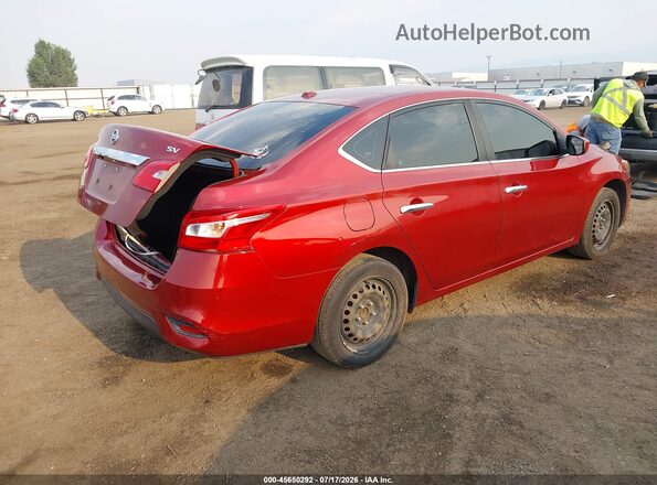 3N1AB7AP1HY273357 2017 NISSAN SENTRA Red Հետևի աջ