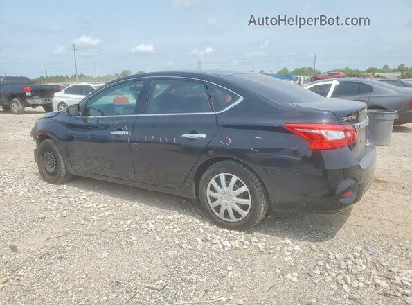 3N1AB7AP1HY281345 2017 NISSAN SENTRA Black უკანა მარცხენა