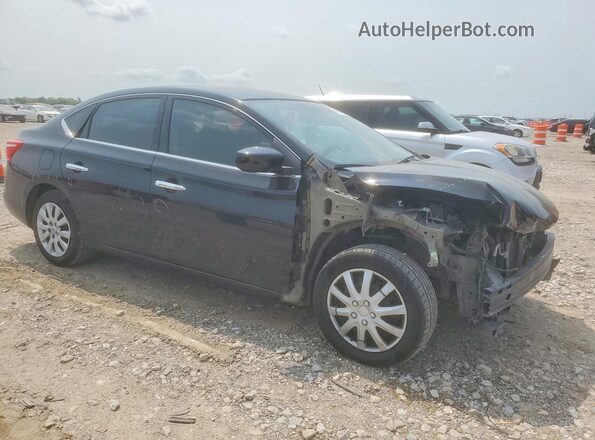 3N1AB7AP1HY281345 2017 NISSAN SENTRA Black წინა მარჯვენა