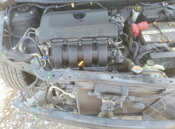 3N1AB7AP1HY281345 2017 NISSAN SENTRA Black უკანა სალონის ხედი
