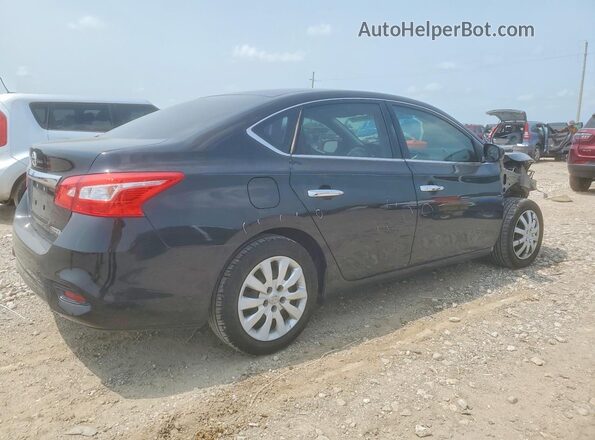 3N1AB7AP1HY281345 2017 NISSAN SENTRA Black უკანა მარჯვენა