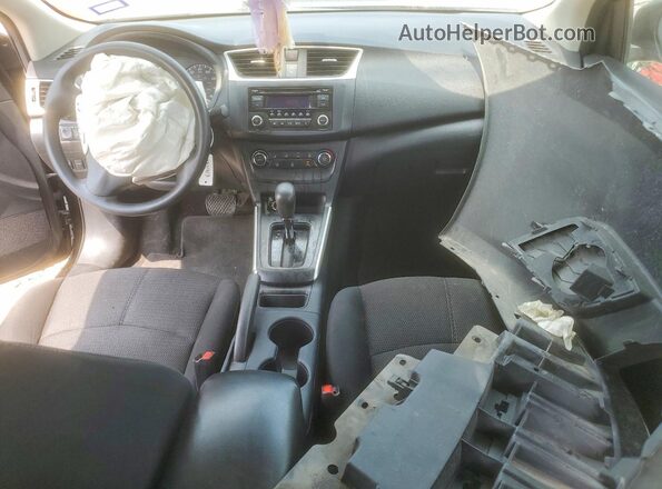 3N1AB7AP1HY281345 2017 NISSAN SENTRA Black წინა პანელის ხედი