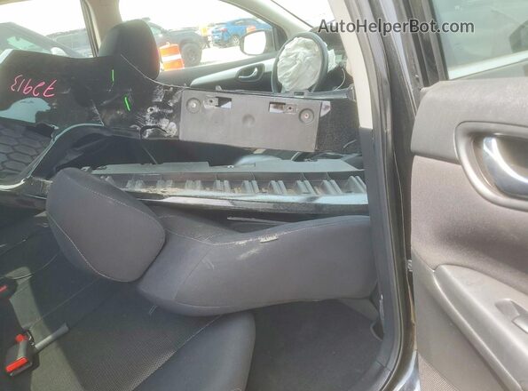 3N1AB7AP1HY281345 2017 NISSAN SENTRA Black ძრავის განყოფილების ხედი