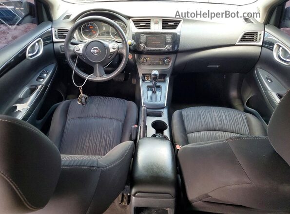 3N1AB7AP1HY284925 2017 NISSAN SENTRA Blue Առջևի վահանակի տեսք