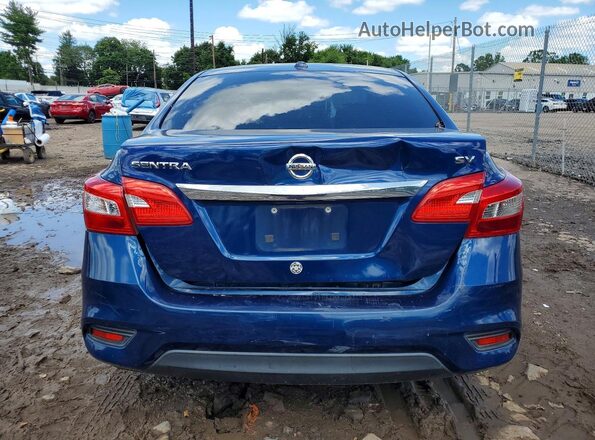 3N1AB7AP1HY284925 2017 NISSAN SENTRA Blue Հետևի տեսք