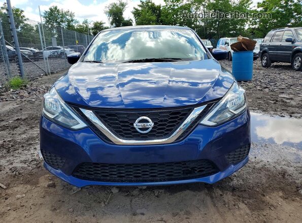 3N1AB7AP1HY284925 2017 NISSAN SENTRA Blue Դիմացի տեսք