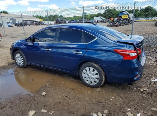 3N1AB7AP1HY284925 2017 NISSAN SENTRA Blue Հետևի ձախ