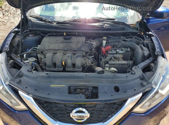 3N1AB7AP1HY284925 2017 NISSAN SENTRA Blue Սալոնի հետևի տեսք