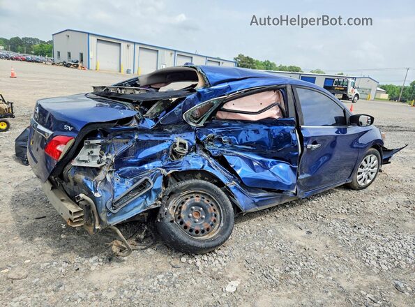 3N1AB7AP1HY287047 2017 NISSAN SENTRA Blue Tył prawy