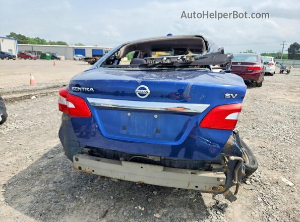 3N1AB7AP1HY287047 2017 NISSAN SENTRA Blue Widok z tyłu