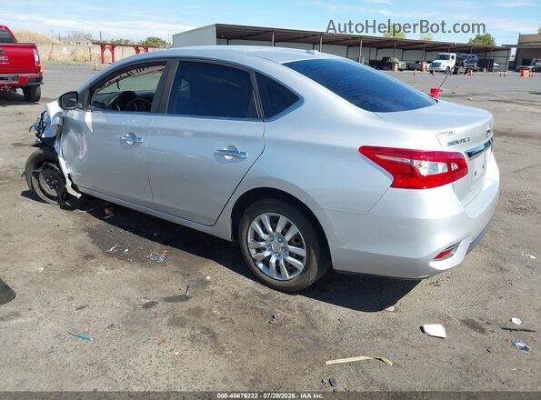3N1AB7AP1HY302291 2017 NISSAN SENTRA Silver Tył lewy