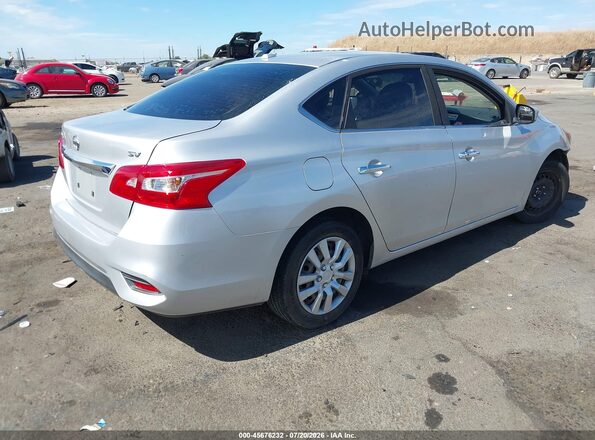 3N1AB7AP1HY302291 2017 NISSAN SENTRA Silver Tył prawy