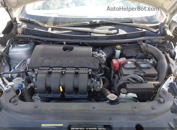3N1AB7AP1HY302291 2017 NISSAN SENTRA Silver Widok z tyłu