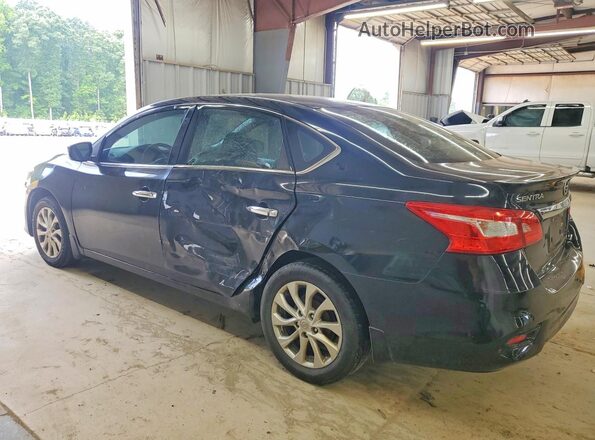 3N1AB7AP1HY302565 2017 NISSAN SENTRA Black Trasero izquierdo