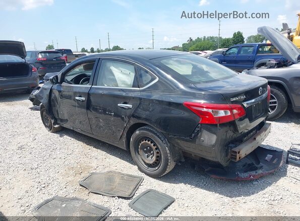 3N1AB7AP1HY304896 2017 NISSAN SENTRA Black Rear left