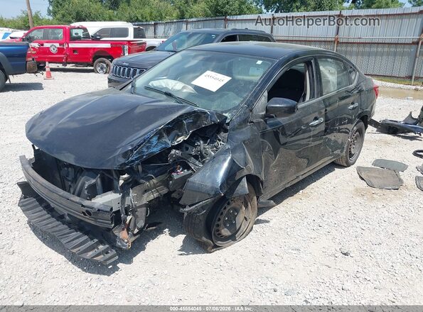 3N1AB7AP1HY304896 2017 NISSAN SENTRA Black Front left