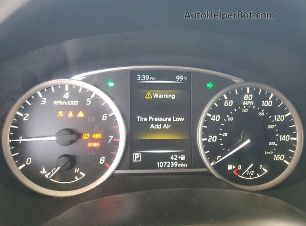 3N1AB7AP1HY321164 2017 NISSAN SENTRA Gray Instrument cluster view