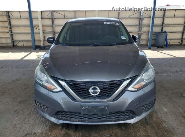 3N1AB7AP1HY321164 2017 NISSAN SENTRA Gray Front view