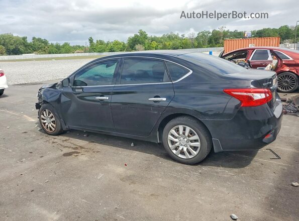 3N1AB7AP1HY324453 2017 NISSAN SENTRA Black Trasero izquierdo