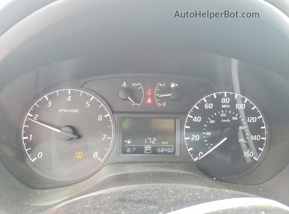 3N1AB7AP1HY324453 2017 NISSAN SENTRA Black Vista del cuadro de instrumentos