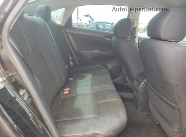 3N1AB7AP1HY324453 2017 NISSAN SENTRA Black Vista de los asientos traseros