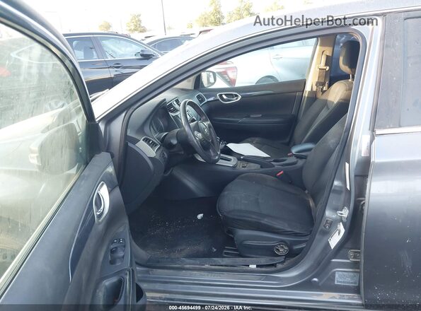 3N1AB7AP1HY342340 2017 NISSAN SENTRA Gray Вид салону спереду