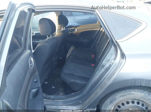 3N1AB7AP1HY342340 2017 NISSAN SENTRA Gray Вид наклейки з VIN-кодом