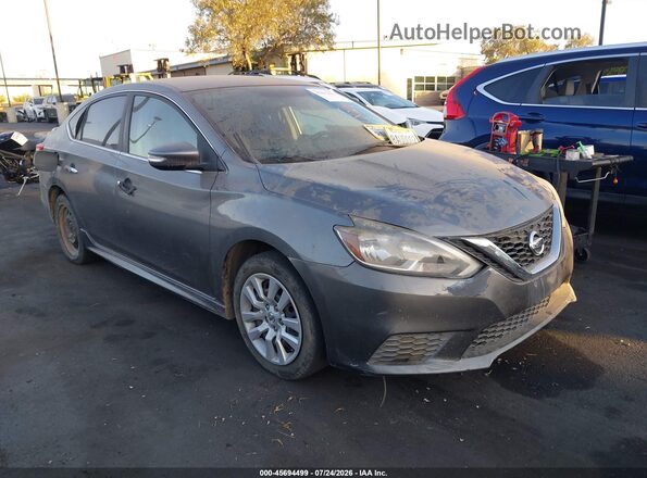 3N1AB7AP1HY342340 2017 NISSAN SENTRA Gray Вид спереду