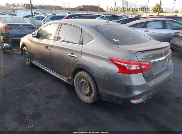 3N1AB7AP1HY342340 2017 NISSAN SENTRA Gray Задня ліва чверть